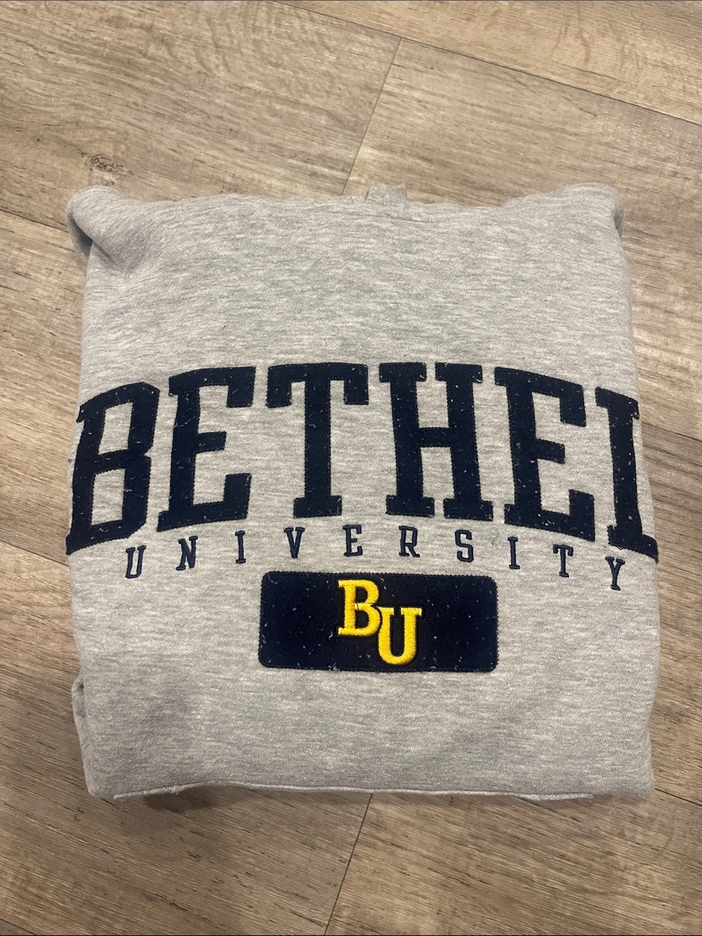 Gray Hooded Sweatshirt - Bethel Logo